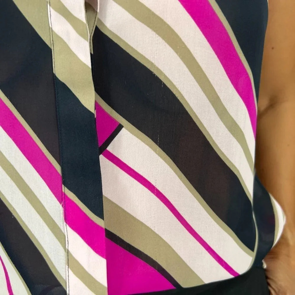 Banana Republic Sleeveless Striped Blouse - Picture 2 of 7